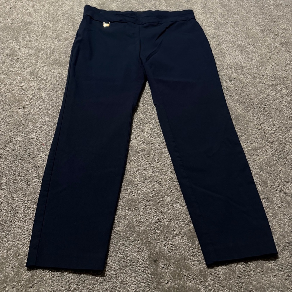 Alfani women’s‎ navy blue pants slacks stretchy size 12 petite short